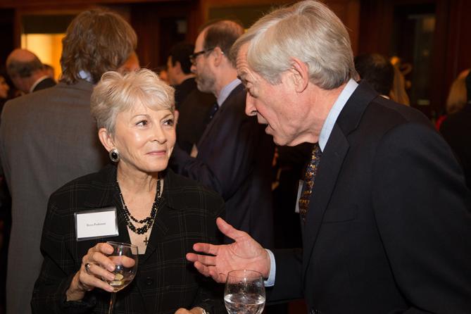 Rena Pederson and George Rupp