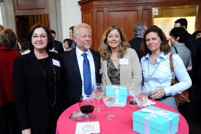 (left to right) Diane Porter, Gary Porter (an Explanatory Reporting winner from the Milwaukee Journal Sentinel), Tama Janssen-Saldivar and Pamela Stanley.