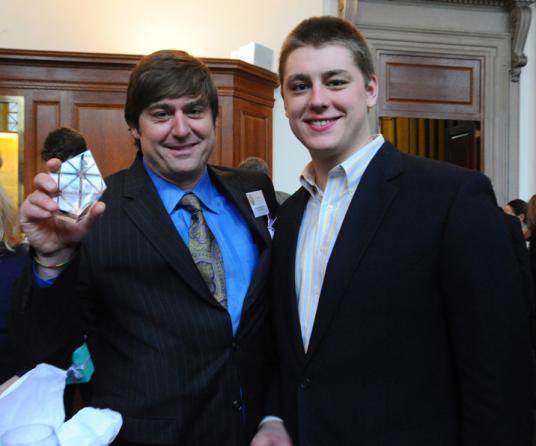 Frank Main (a Local Reporting winner from the Chicago Sun-Times) and his son William Main.