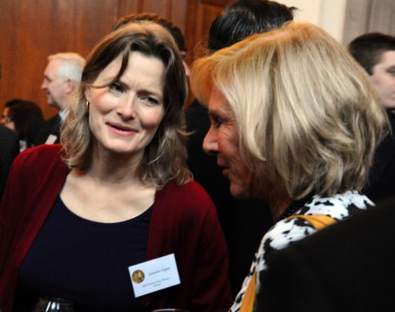 Jennifer Egan (Fiction winner) and Amanda Urban.