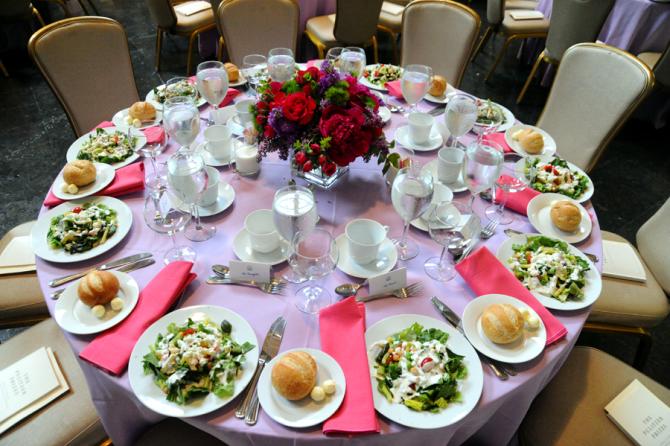 Luncheon table