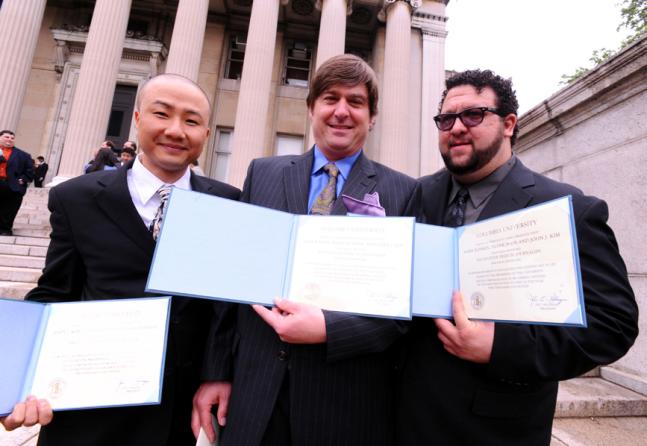 2011 Local Reporting winners (left to right) John J. Kim, Frank Main and Mark Konkol.
