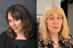 Authors Natasha Trethewey (left) and Lucy Sante (right)